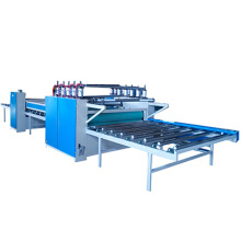 Semi-Automatic Hot Roll Laminating Line in Woodworking
